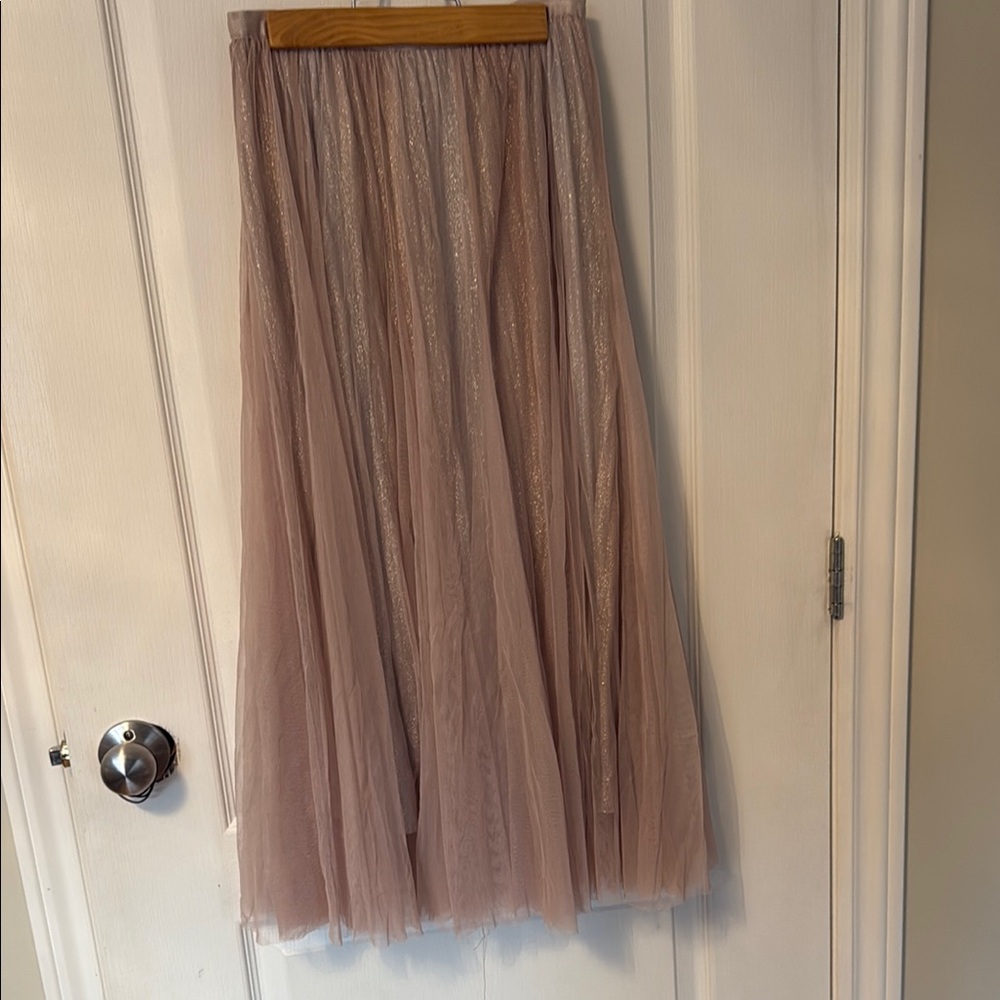 Elegant Pink Tulle Skirt